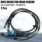 Front & Rear Disc Brake Pad Wear Sensor for BMW X6 (2011-2019)