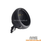 7" Black Round Headlight Housing for Harley Chopper