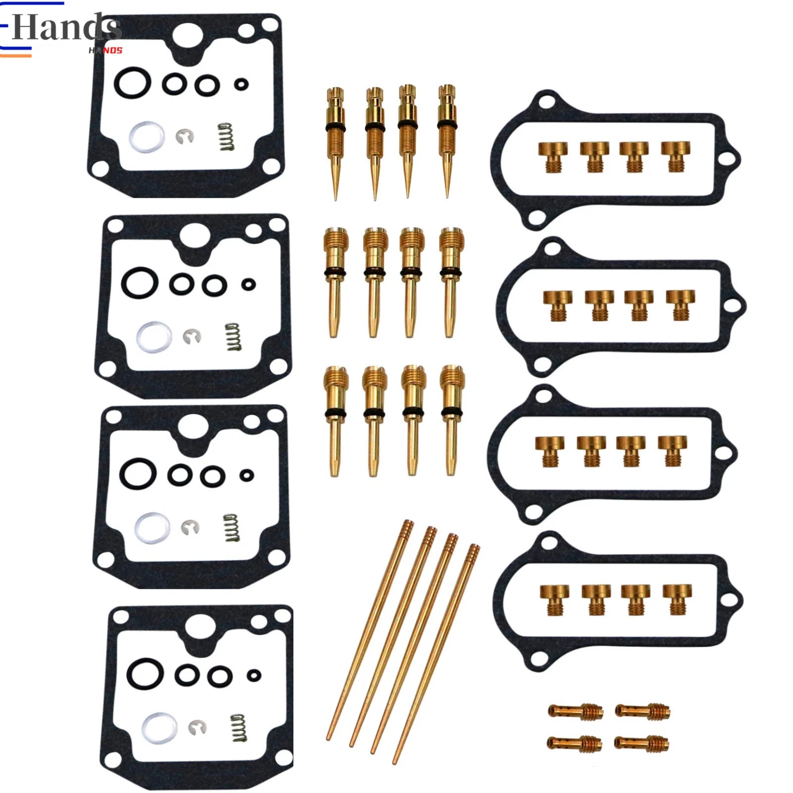 4X Carburetor Rebuild Kit for Kawasaki KZ650 (1977–1978)