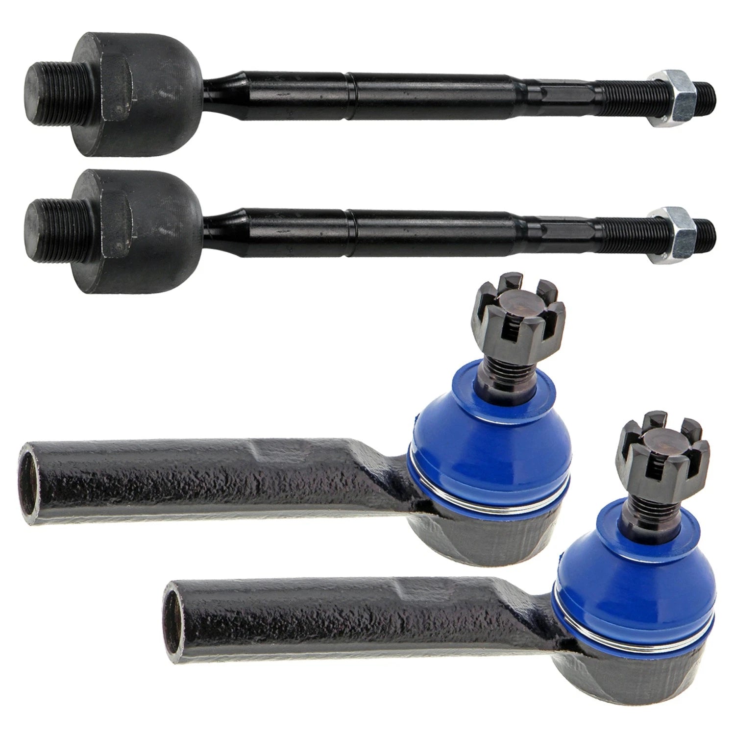 Set of 2 Inner Outer Steering Tie Rod Ends for 4Runner GX470 (2003–2009)