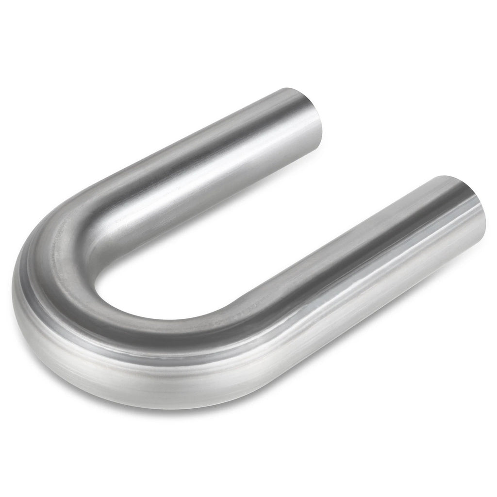 1-5/8" OD Mild Steel 180 Degree U-Bend Exhaust Pipe for Custom Applications