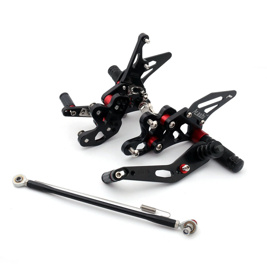 Racing Rearsets Footrest Set for Suzuki GSXR 600/750 (2011–2019)