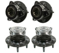 Moog Front & Rear Wheel Bearing Hub Assemblies Kit for Chevy Cruze (2014–2015)