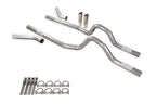Dual Exhaust Kit 2.5" No Muffler Corner Exit RC Tips for Ford F-Series (1962–1966)