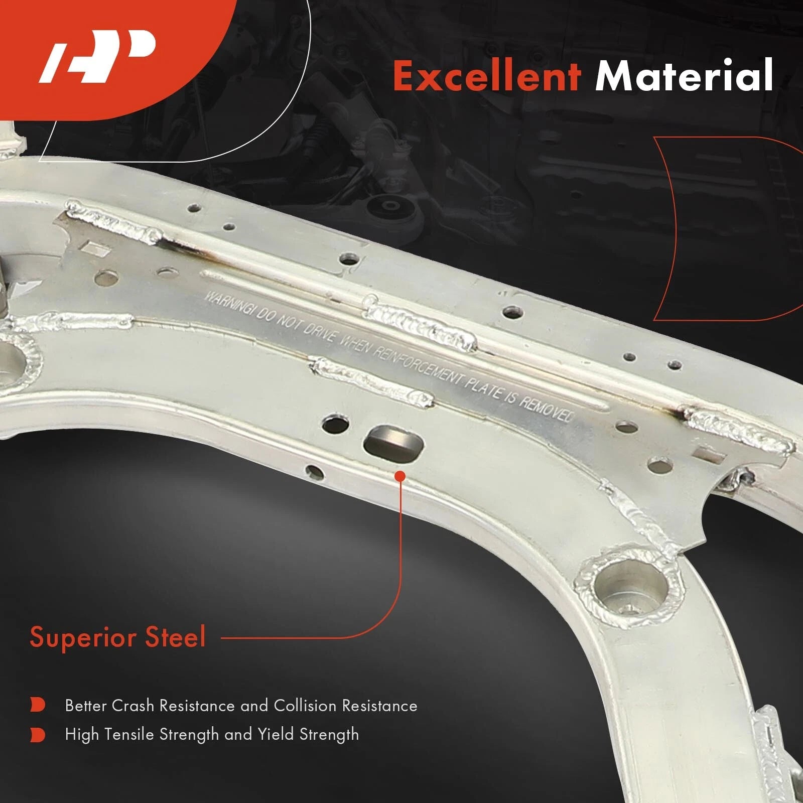 Front Axle Engine Subframe for BMW 525i 528i 530i 645Ci 650i (2004-2007)