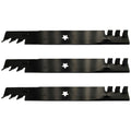 Set of 3 Copperhead Mower Blades for Husqvarna 521981601 (21" x 5 Point Star)