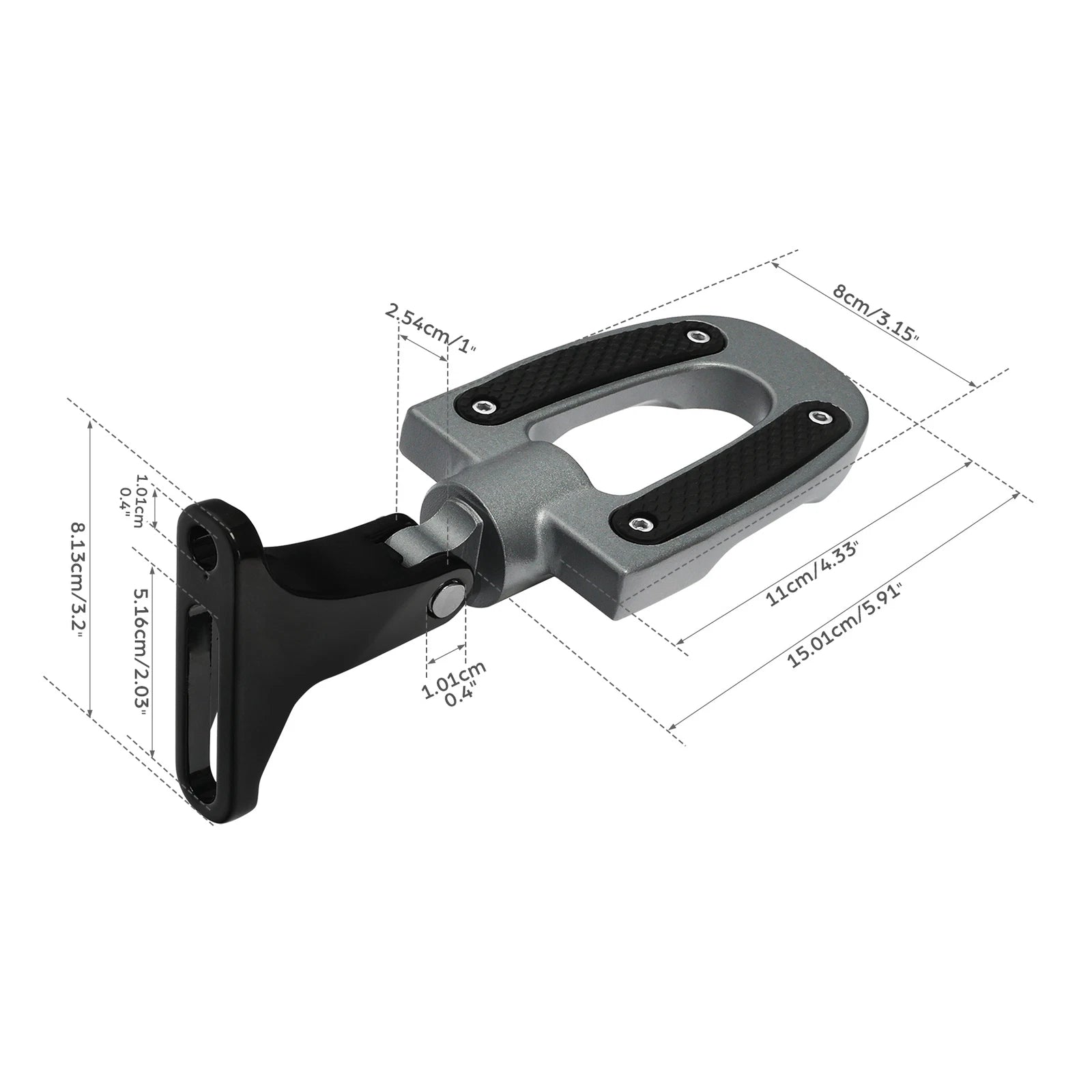 Passenger Footpegs for Harley Touring Road Street Glide (1993–2025)