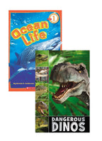 Dangerous Dinos & Ocean Life Scholastic Reader 2-Book Set