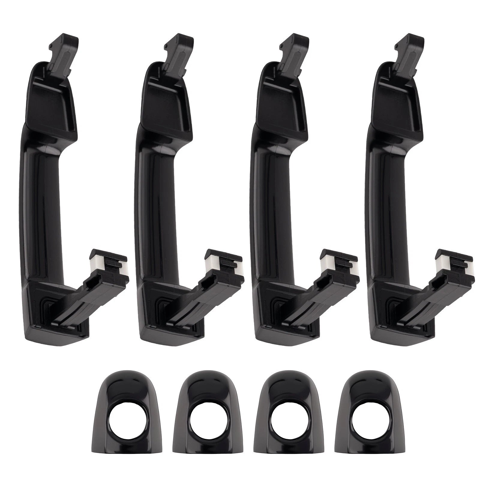 Black Door Handle Set for Hyundai Elantra (2006–2010)