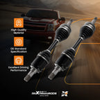 2PC Front CV Axle Assembly for Toyota FJ Cruiser V6 4.0L (2007–2014)