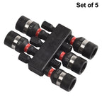 Magnetic Nut Driver Socket Bits for Power Drills (Hex Shank)