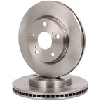 Front Brake Disc Rotors Vented for Lexus HS250H (2012–2018), Toyota Prius