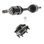 Front Left/Right CV Axle Shaft + Wheel Hub Bearing for Toyota 4Runner (2003–2023)