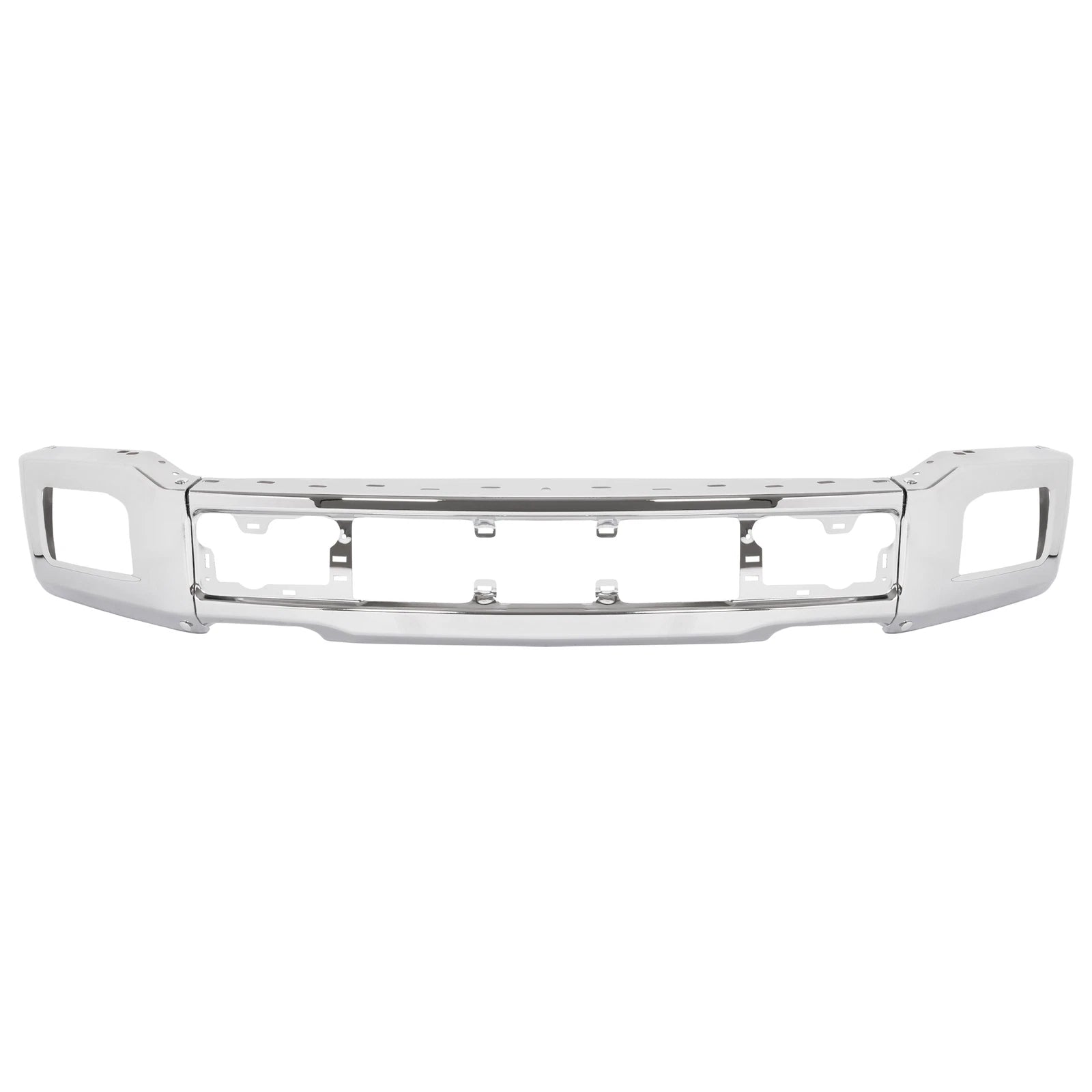 Steel Front Bumper for Ford F-150 (2015–2020) Chrome/Black/Gray