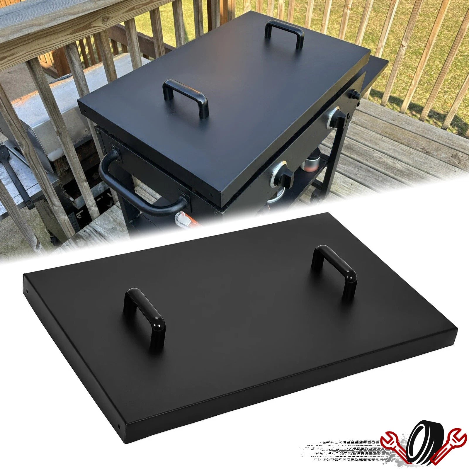 28 Inch Black Griddle Hard Cover Lid for Blackstone Griddle (YYYY–YYYY)