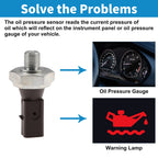 1 Pcs No.038919081M Engine Oil Pressure Sensor for Audi A3 (2006–2008)