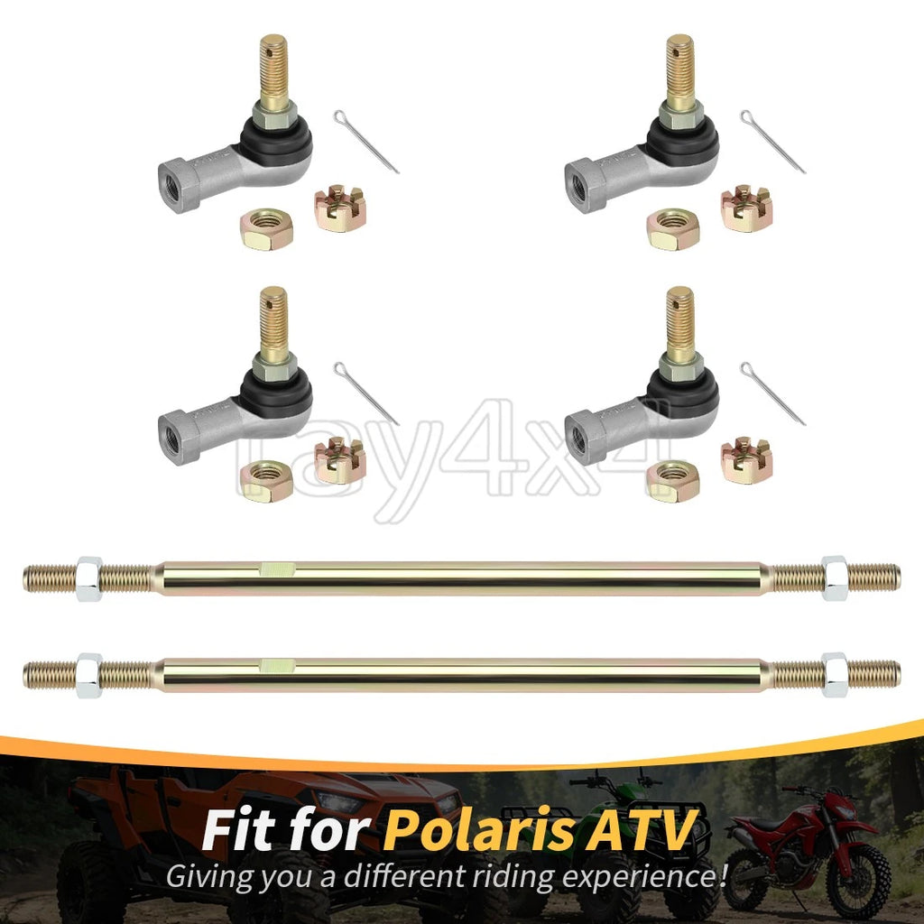 2X Tie Rod & Ball Joint for Polaris Sport 400L 300 2x4 Big Boss 250 4x6 (1994)