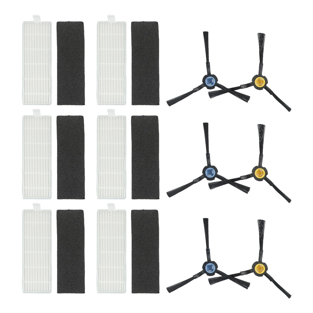 Filter Brush Kit for Silvercrest SSRA-1 (Robot Vacuum Cleaner)