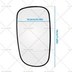 1 Pair Heated Mirror Glass for Saab 9-5, 9-3 (2003-On)