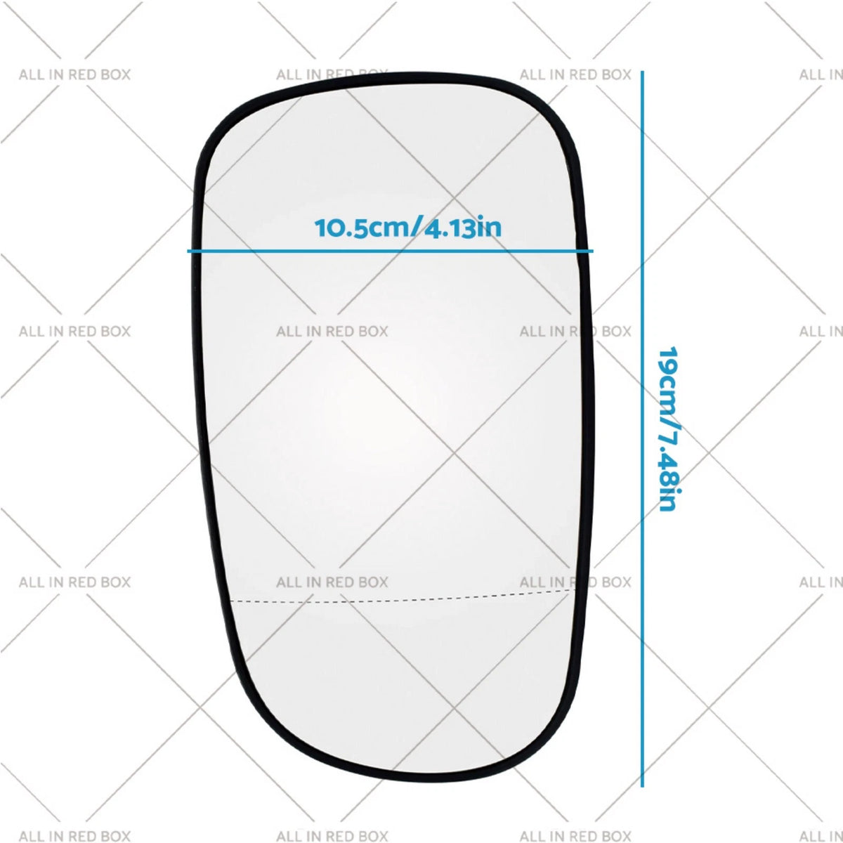 1 Pair Heated Mirror Glass for Saab 9-5, 9-3 (2003-On)