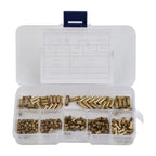 M3x3-12mm Brass Metric Threaded Heat Insert Metal Nut Assortment