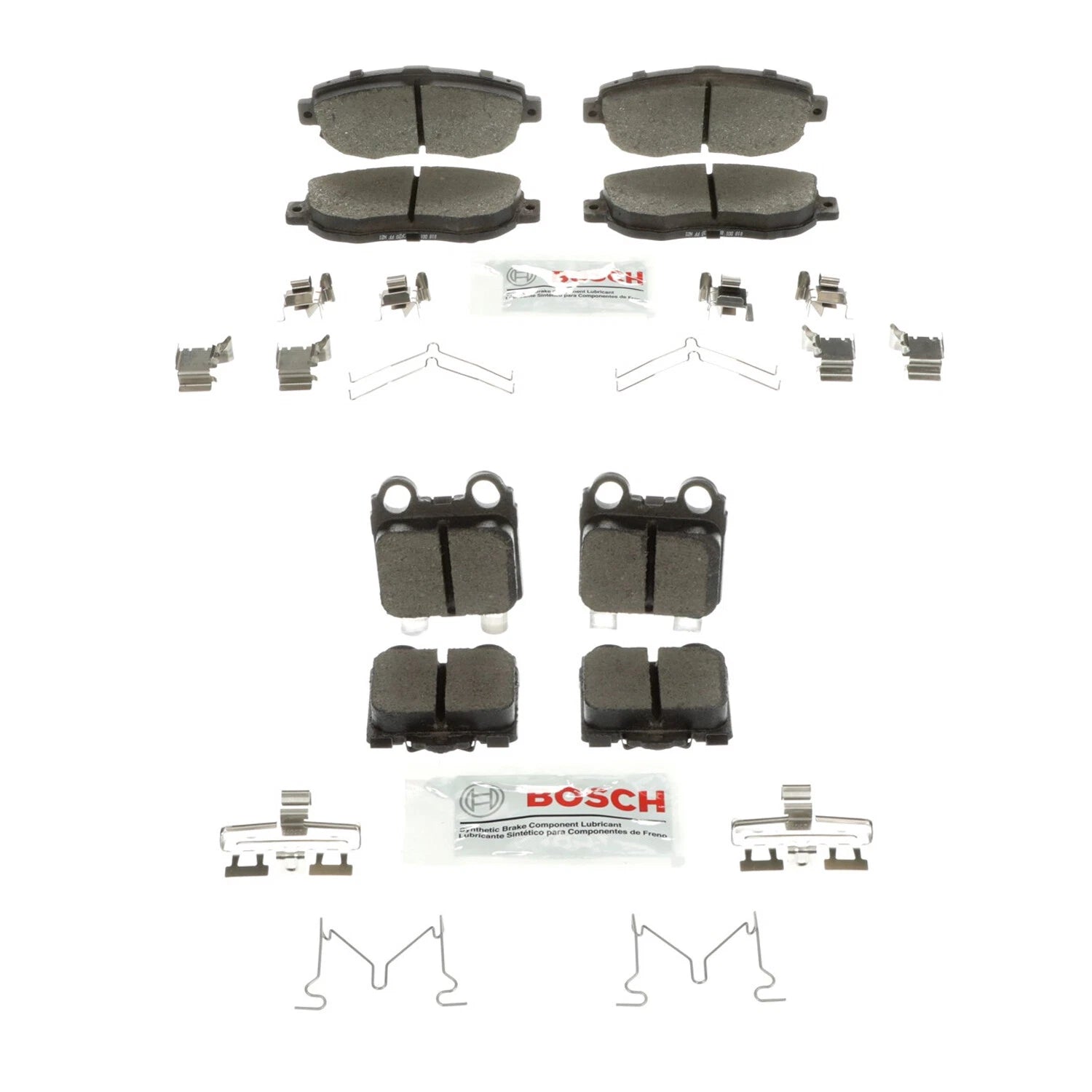 Bosch Blue Ceramic Disc Brake Pad Kit for Lexus GS300 GS400 GS430 SC430 (1998–2005)