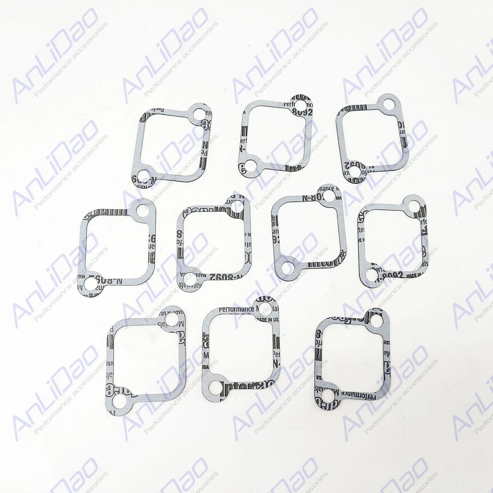 10Pcs Thermostat Gasket Cover for Mercury 3.0L 200HP-300HP (27-850318, 850318)
