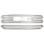 Grille Molding Chrome ABS Front Set for GMC Sierra 1500 (2016–2018)
