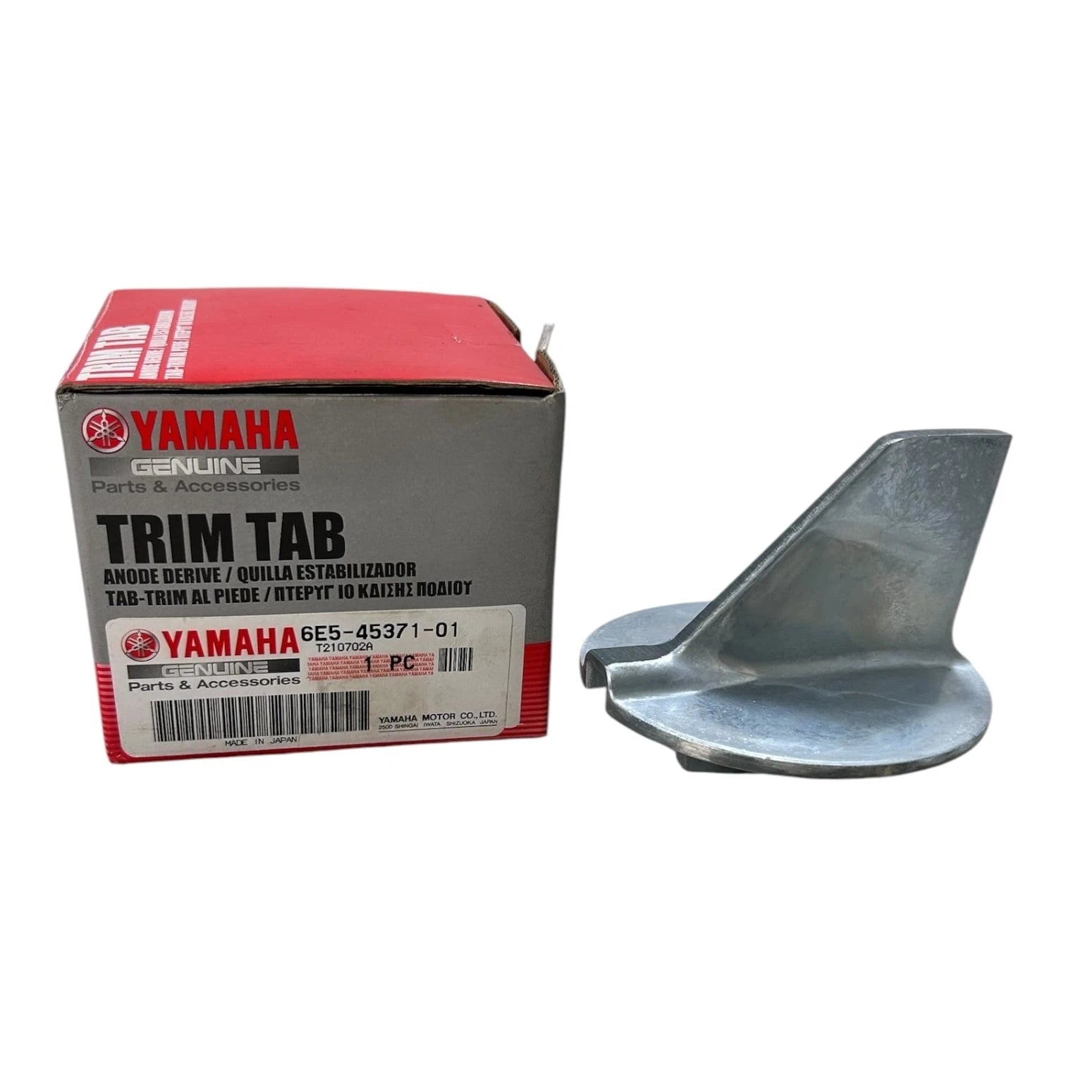 Zinc Anode for Yamaha 6E5-45371-01 (OEM)