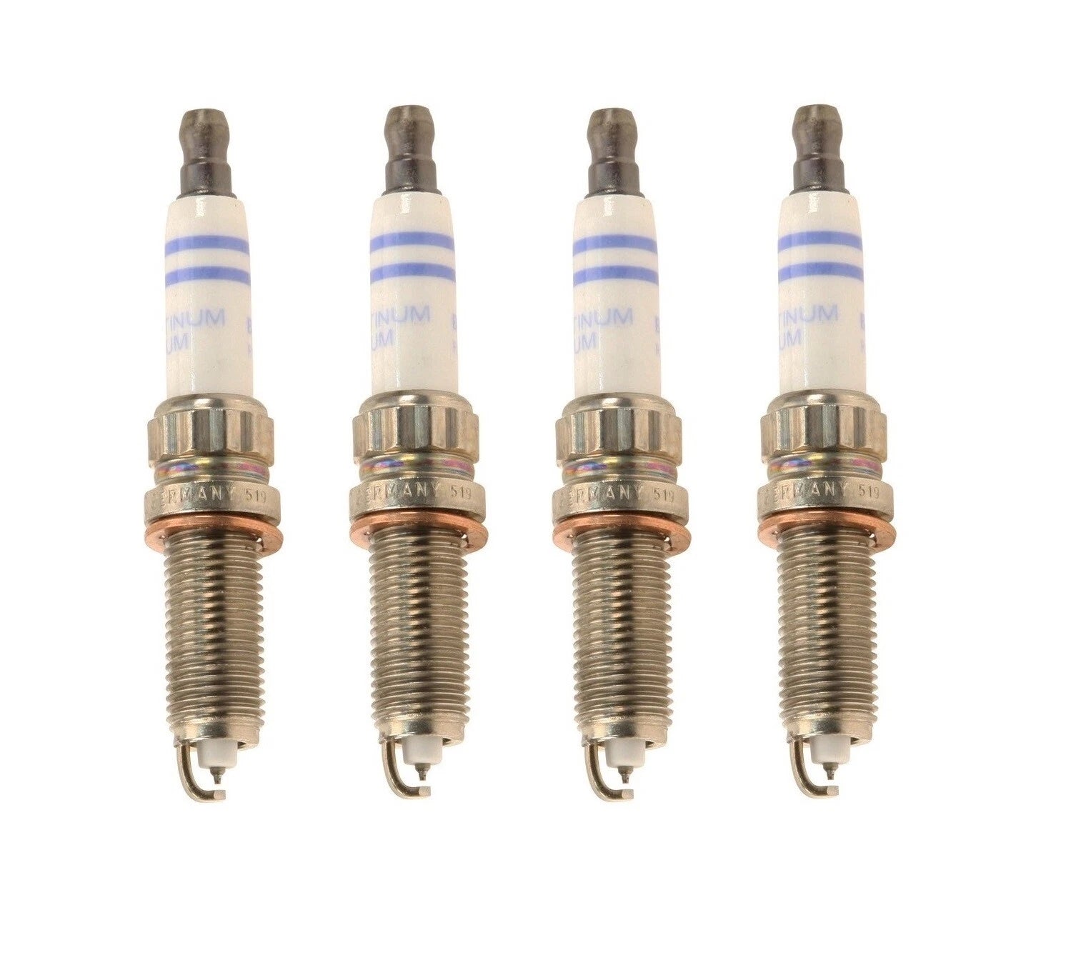 Set of 4 Double Iridium Spark Plugs for Mercedes Benz (ZR6SII3320)