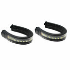 White Amber Switchback LED Fork Turn Signal DRL Light Strips for Motorcycle (2x) (2022-2022)