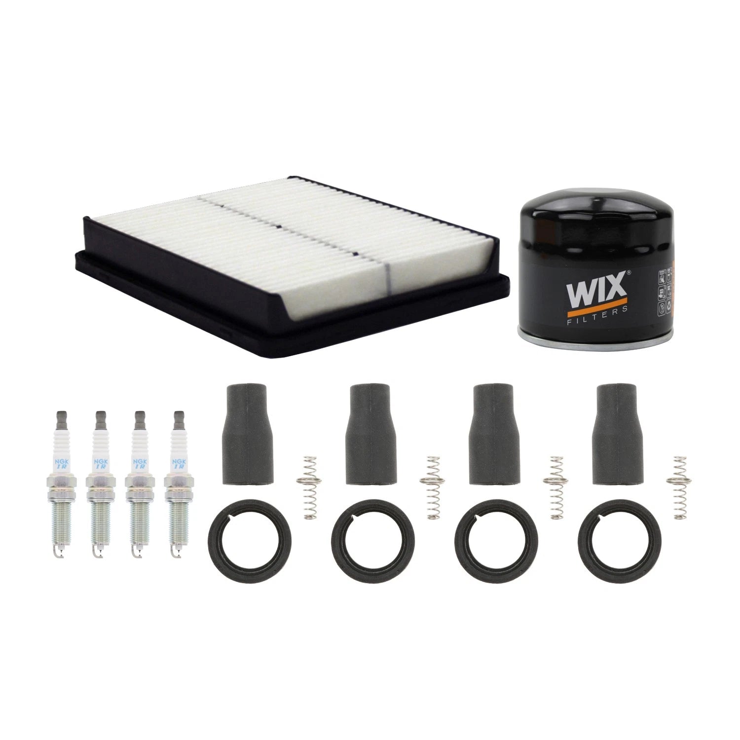 Tune Up Kit with NGK Spark Plugs & Coil Boots for Optima Sonata (2011–2016)