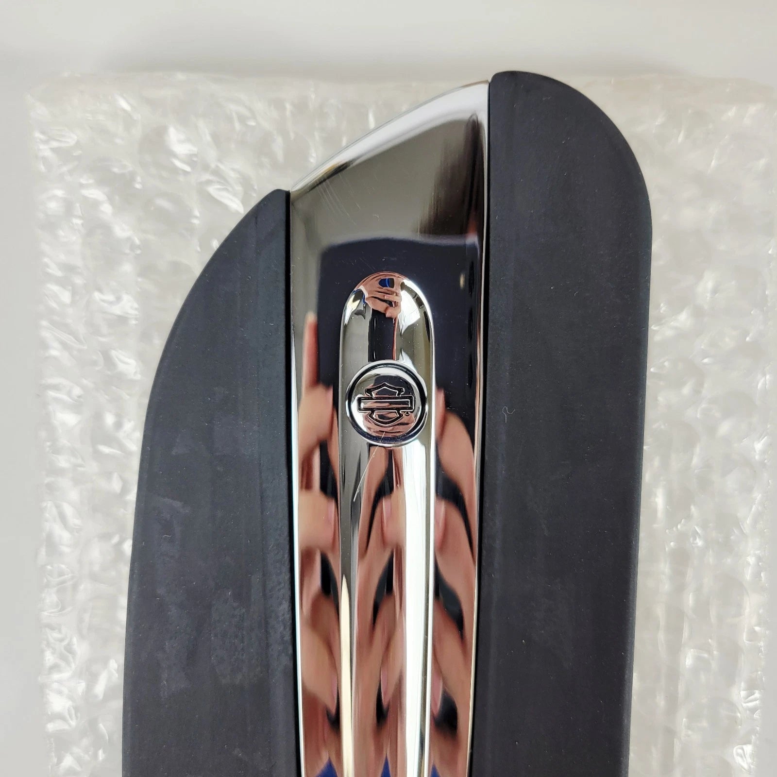 OEM Chrome Left Side Passenger Floorboard Insert for Harley CVO (2013–2014)