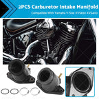 Carburetor Intake Manifold Boots for Yamaha V-Star XVS650 XVS400 (1998–2016)