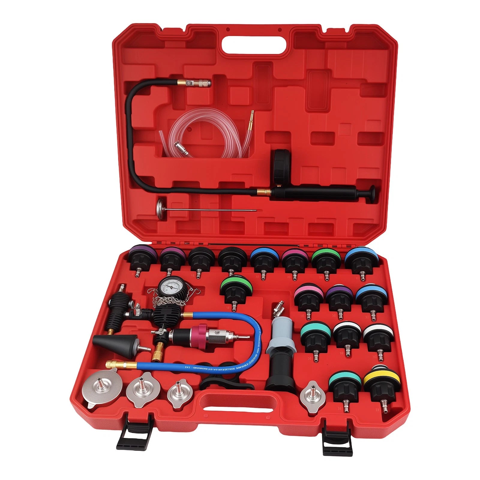 33Pcs Radiator Pressure Tester & Coolant Vacuum Refill Kit for Universal Fit