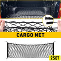 Set of 2 Rear Trunk Cargo Style Envelope Net for Silverado GMC Sierra (2013)
