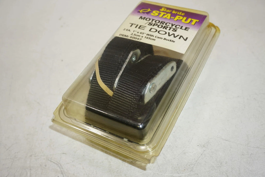 Set of 2 Tie Downs for Motorcycle (1" x 65") - Part #60047