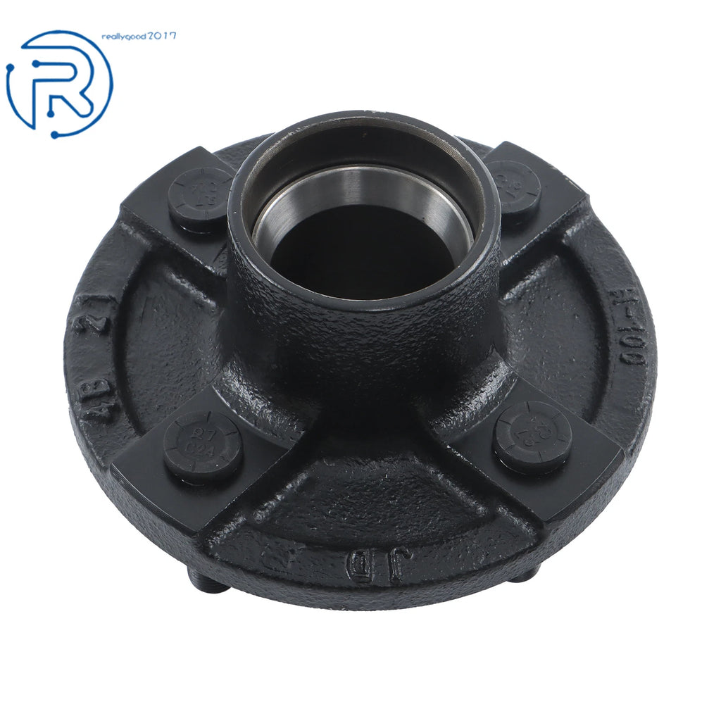 Pack of 2 Trailer Axle Kits with 4 on 4" Bolt Idler Hub & Bearing