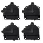 Set of 4 Carburetor Float Bowl Chambers for OMC Johnson Evinrude (433000, 0433000, 766418)