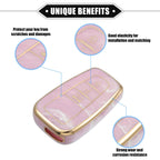 3X Smart Key Fob Cover Case for Toyota Prius (2006–2022) TPU Pink 766549336443