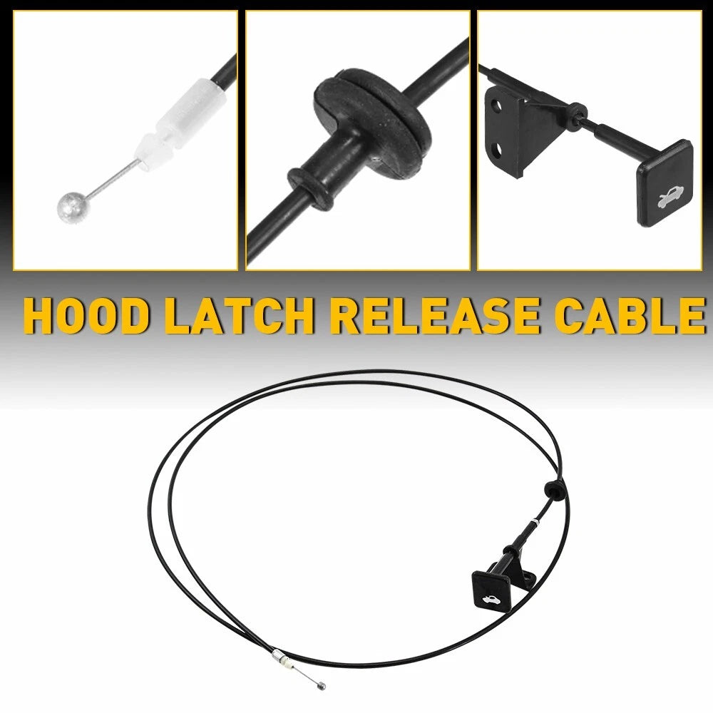 Hood Latch Cable Release with Pull Handle for Honda Civic (1996–2000)