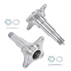 Set of 2 Weld-On Round Spindles for 3500 lbs Trailer Axle
