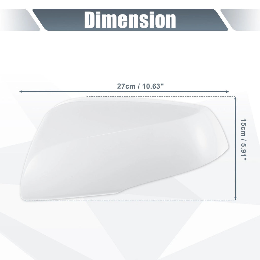 Left Side Mirror Cover Cap for Toyota RAV4 (2019–2023) - White