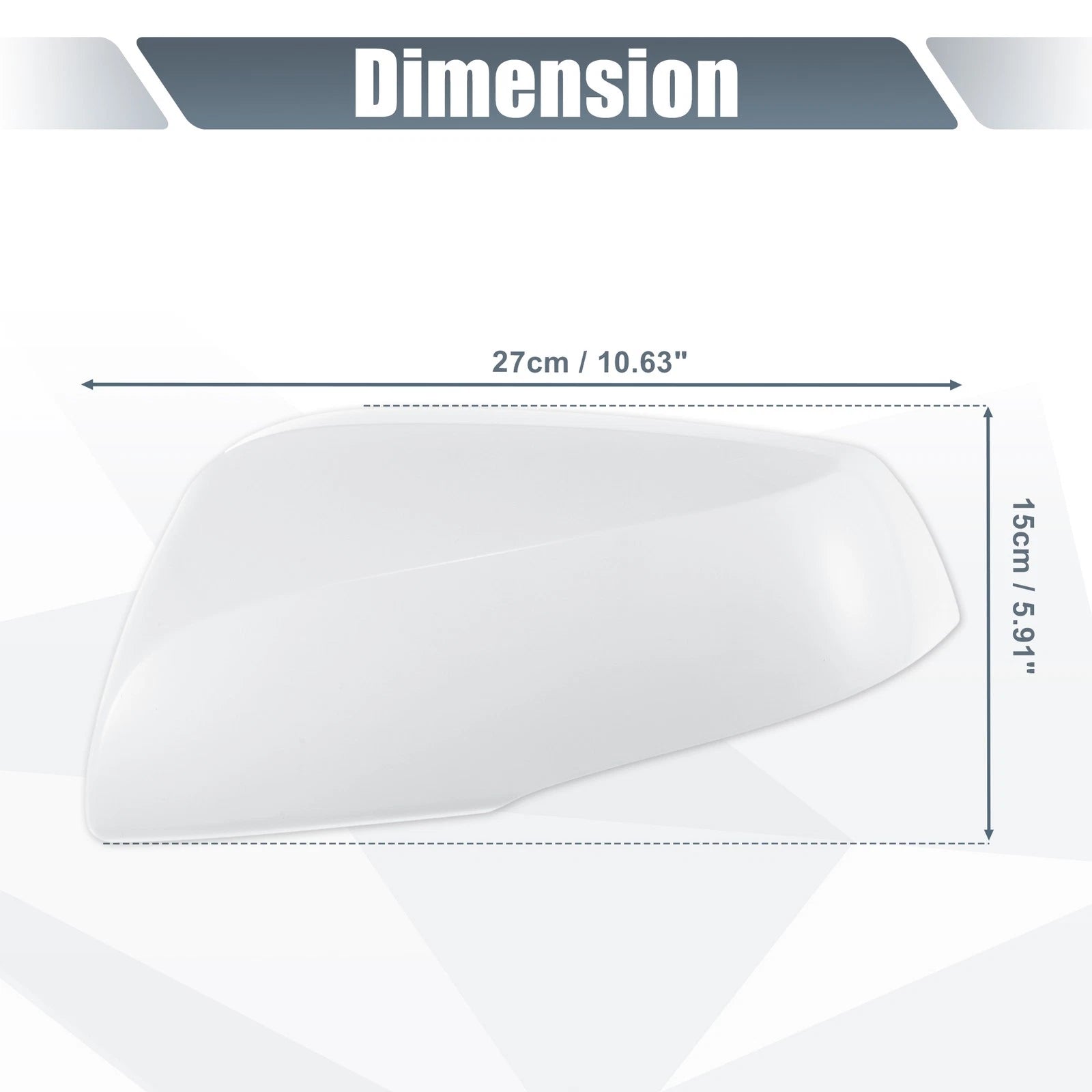 Left Side Mirror Cover Cap for Toyota RAV4 (2019–2023) - White