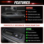 Carbon Fiber Look Window Lift Switch Cover for Dodge Charger, Durango, Ram (2014-2020)