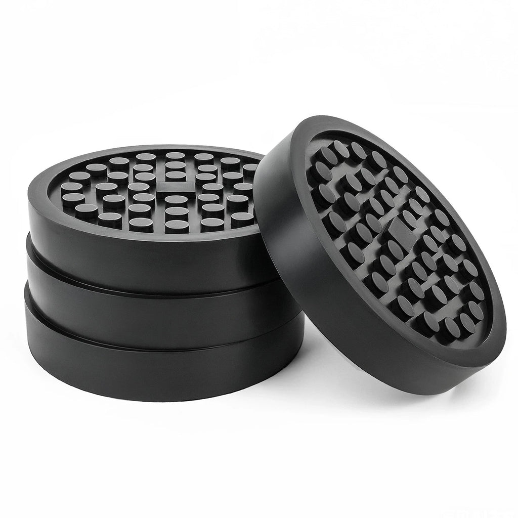 Set of 4 Round Rubber Arm Pads for ALM Lift (2 Post Lifts)