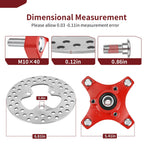 2X Front Wheel Hubs & Brake Discs for Honda Sportrax 250 400 (2001–2007)