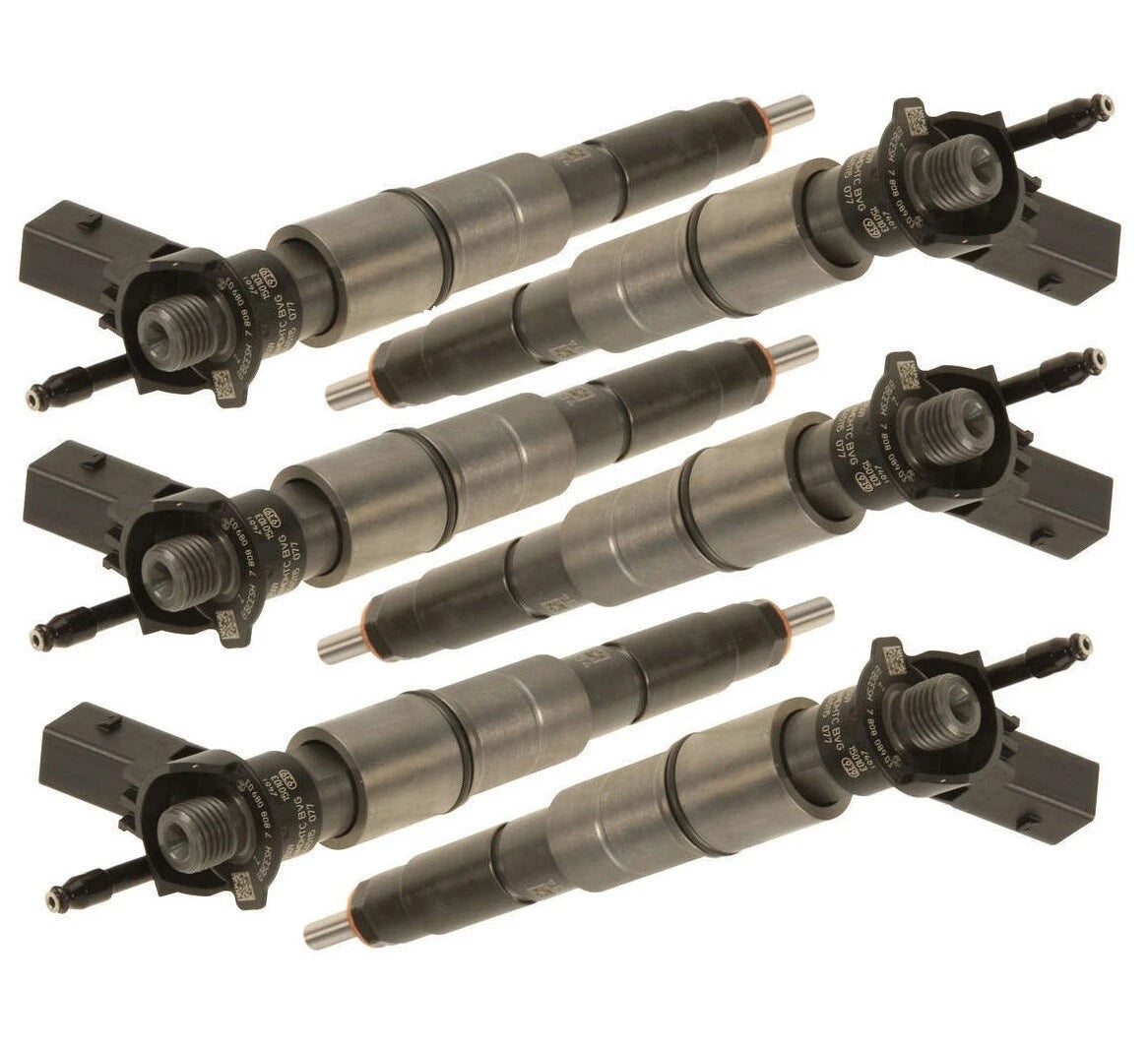 Set of 6 Bosch Fuel Injectors for BMW E90 335d E70 X5 xDrive35d 3.0L V6