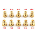 M5 Main Jet 112-135 for Dellorto Carburetor SHA SHB UA UB PHBG VHB-CS