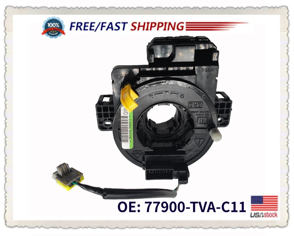 Clock Spring 77900-TVA-A12, 77900-TVA-A11, 77900-TVA-C11 for Honda Accord (2018–2022)